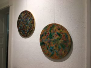 A couple of my round canvases