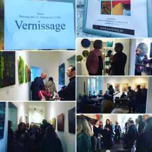 Impressions of the vernissage on 10 February 2018