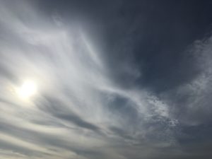 Dramatic skies over Sylt