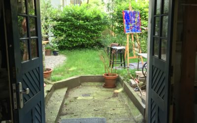 Welcome to my new art studio, the Secret Garden Atelier