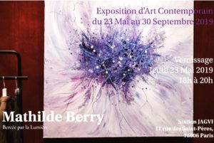 Flyer for my Paris exhibition